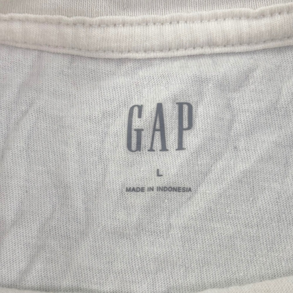 Gap T Shirt Large White City of New York Map Graphic Mens - Picture 6 of 8